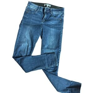 Wit & Wisdom Ab-solution Skinny Jean Dark Wash Denim Womens Size 2 28" inseam